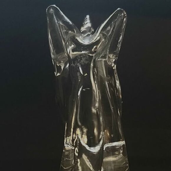 Crystal Glass - Vaseline Glass Unicorn Paperweight - Picture 6 of 11